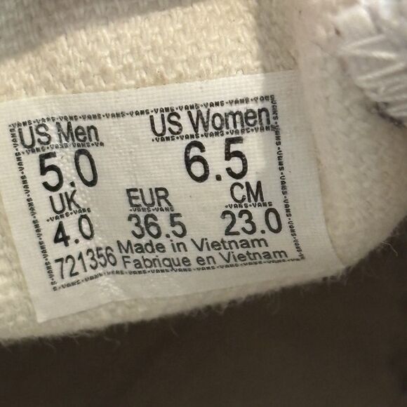 Vans Mash Up Stickers Classic Slip On Shoes Unisex M5 W6.5 Skate BMX Surf Casual - Picture 6 of 6